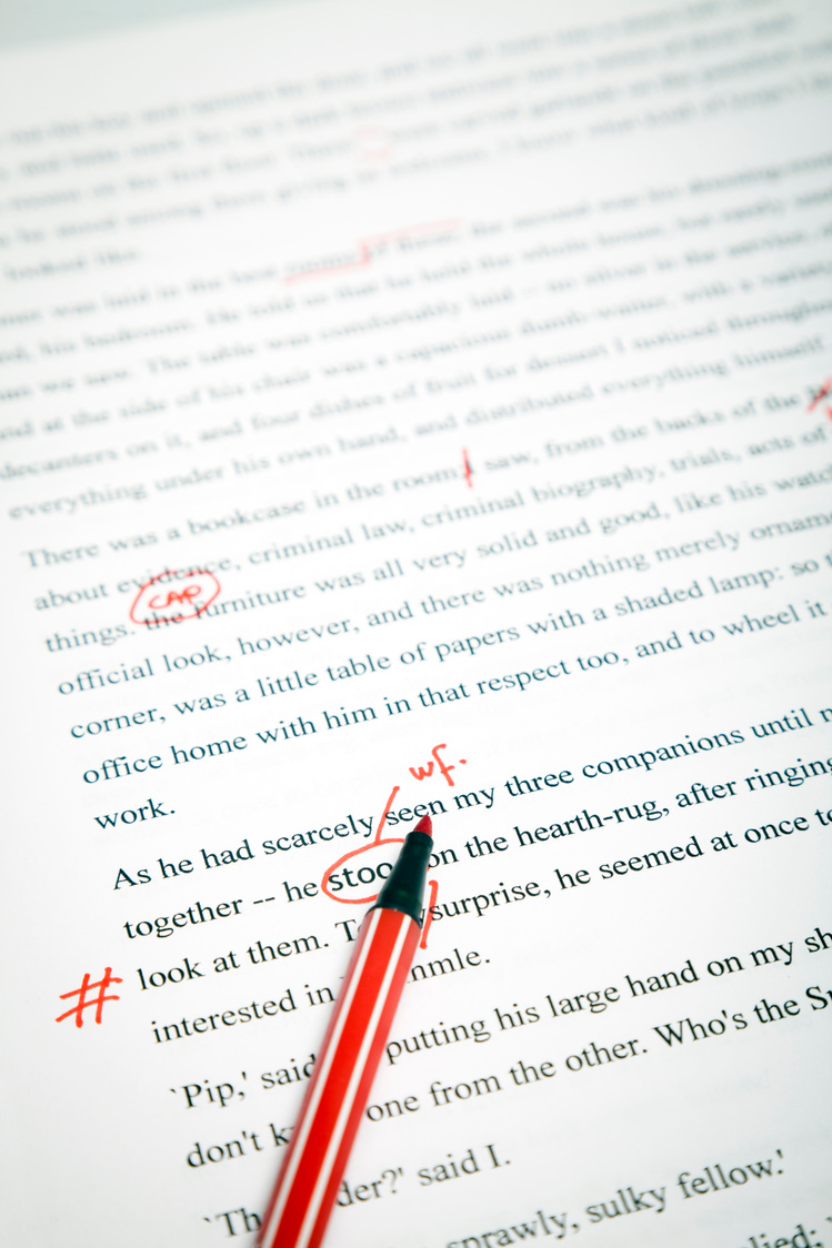 Proofreaded text